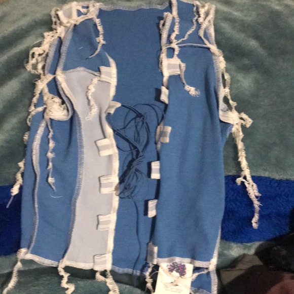 Do Myself lace up sleeveless top - Picture 4 of 4